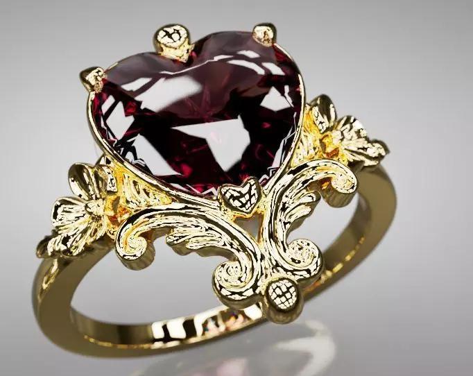 heart fashion ring
