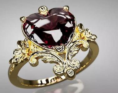 heart fashion ring