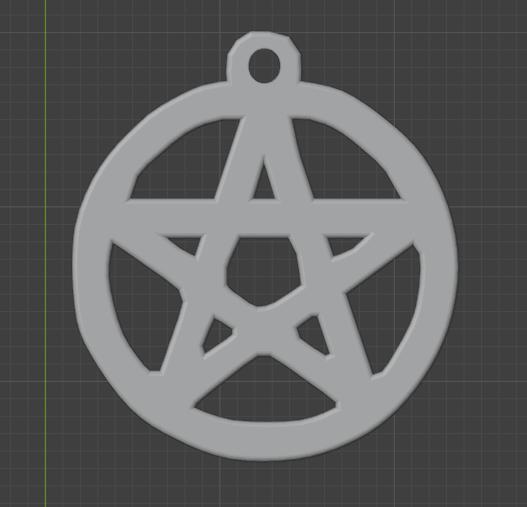 PENTAGRAM KEYCHAIN