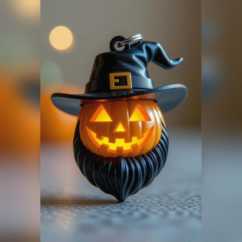 Jack-o'-lantern keychain 03 / Halloween / magic makes