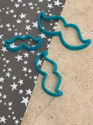 SET X 3 CORTANTES BIGOTES PADRE PAPA DIA DEL PADRE FATHERS DAY