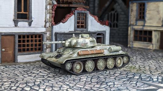 T-34/76 Tank (model 1941+model 1943) (USSR, WW2)