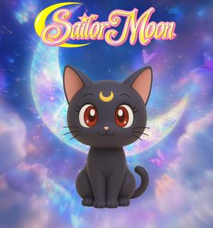 Luna cat Chibi Sailor moon
