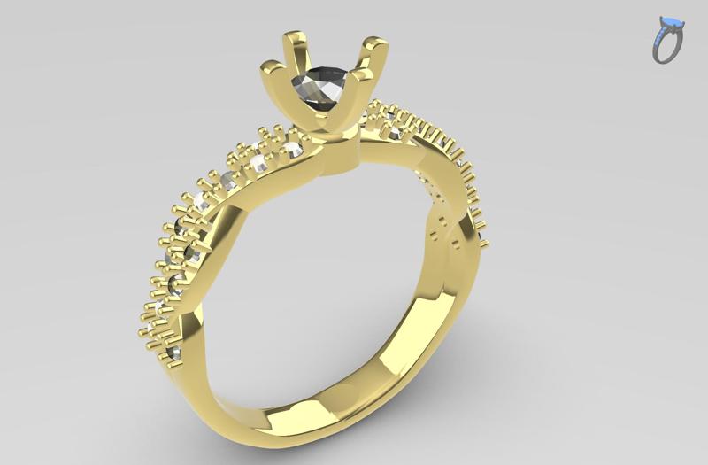 LASO SOLITAIRE RING - ENGAGEMENT