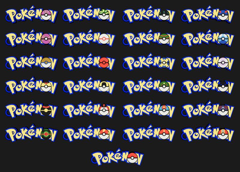 Pack of 25 Pokémon Pokéball Keychains