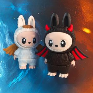 😈🧸😇 Angel vs Devil Labubu 🔥 – Toy, Keychain & Magnet! 📂✨ Print-in-Place & Print-in-Parts ❤️✨