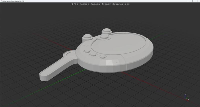 Guardians of the galaxy - Rocket Racoon Zipper Scanner