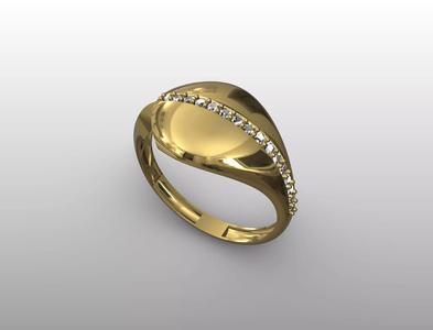 Lumina Teardrop Ring