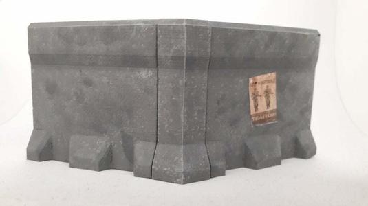 Perimeter defense system - 45 degrees corner