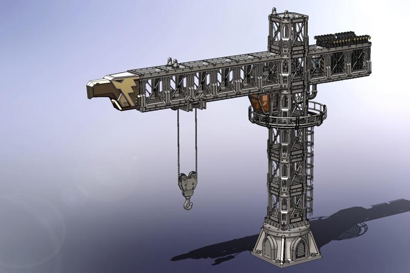 Cargo Crane Zone Mortalis 28mm