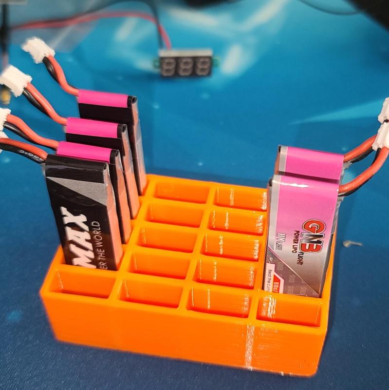 1S LiPo Battery Case Whoop Batteries
