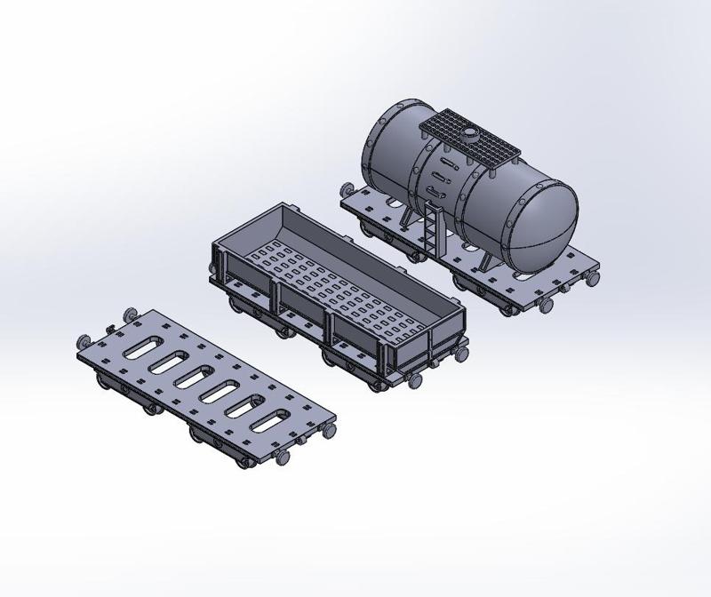 Tabletop Gaming Train wagons