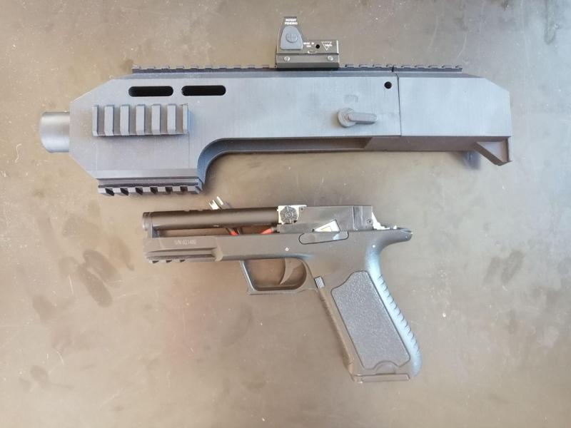 Cyma 127 smg / carabine kit (airsoft)