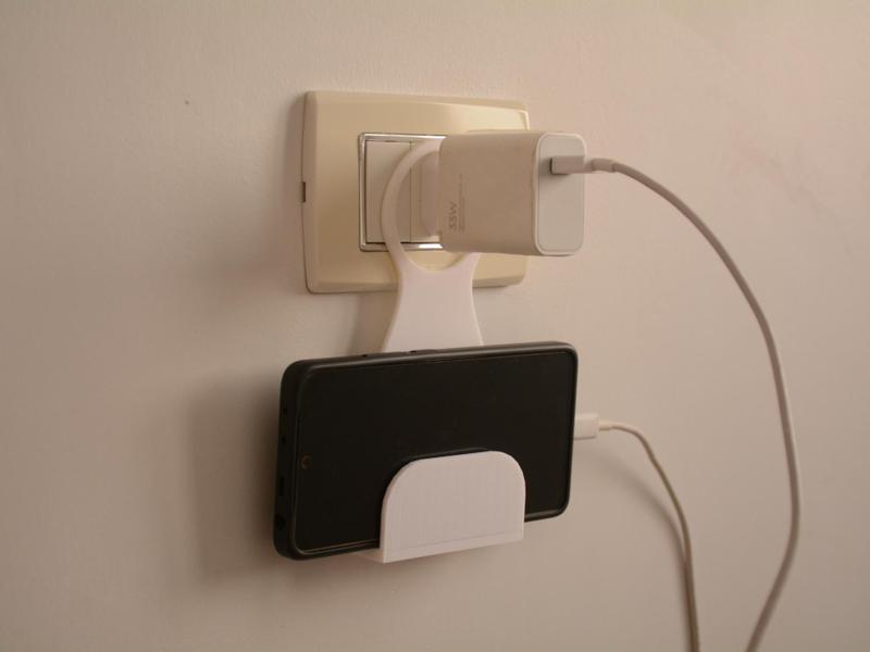 Phone Holder for Wall Charger