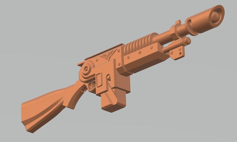 laser rifle model krieg