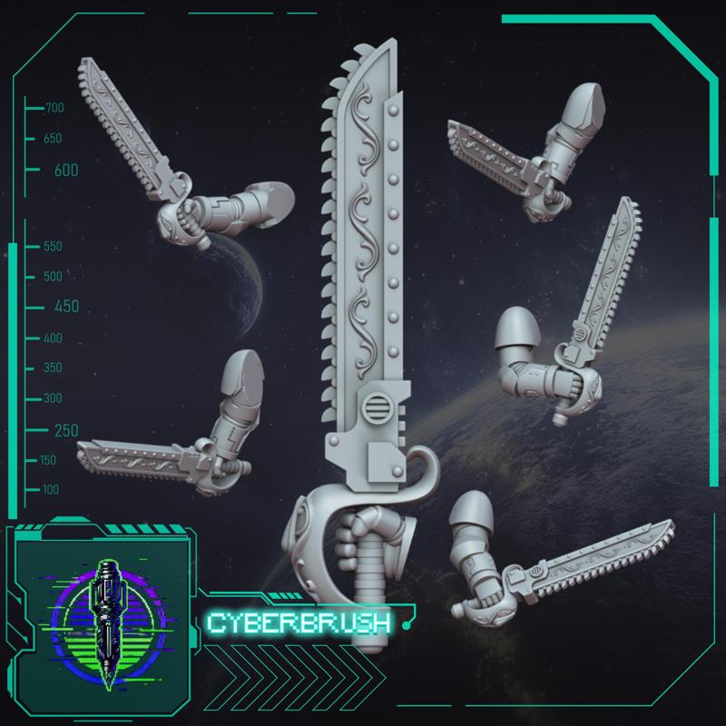 Crimson Angels Chainsword set 1