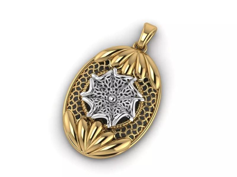 Women Pendant Ready STL 3DM Models Womens Necklace Lightweight