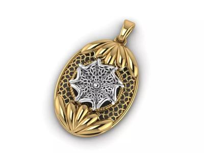 Women Pendant Ready STL 3DM Models Womens Necklace Lightweight
