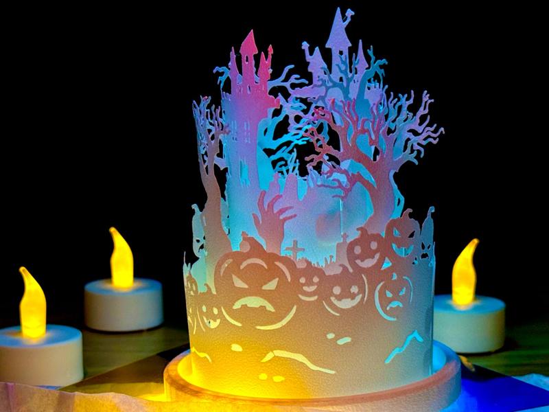 Halloween Decorative Tealight Lamp easy print