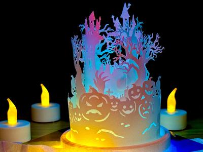Halloween Decorative Tealight Lamp easy print