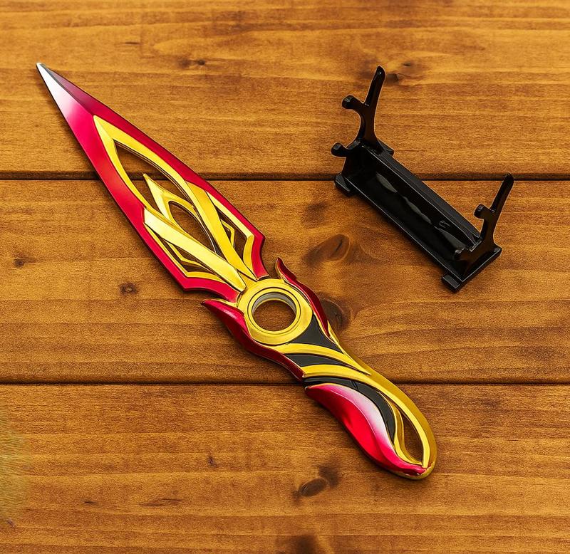 Valorant Mystbloom Knife with Stand – 3D Printable STL Model | Gaming Collectible