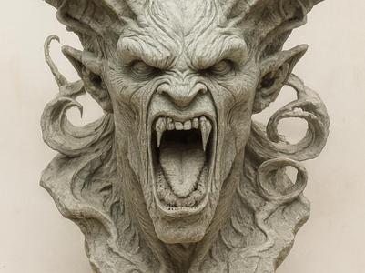 Beast-Head Sculpture
