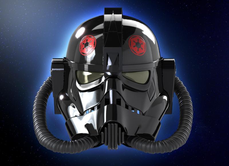 Sienar test pilot Tie Fighter Pilot| Helmet Andor| Star Wars | 3d Print model