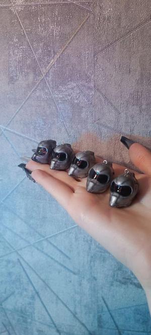 Welding mask, helmet keychain