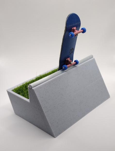 Marble Wall Ride Planter Fingerboard Obstacle