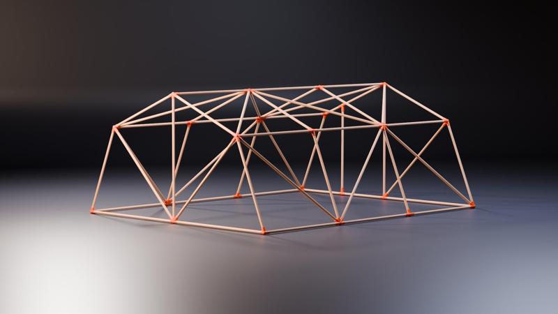 Node - Truss Generator Blender Tool