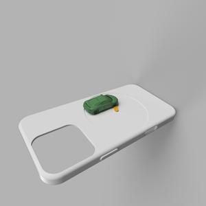 Iphone 16 pro Max case with Audi R8 drifting rotating model STL