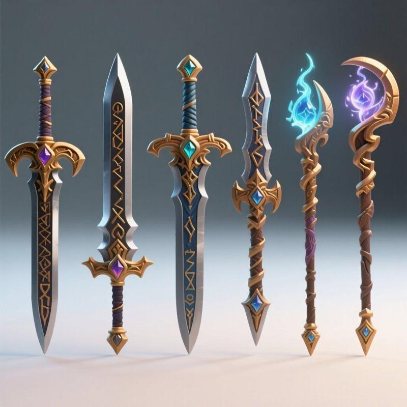 Fantasy Weapon STL Pack