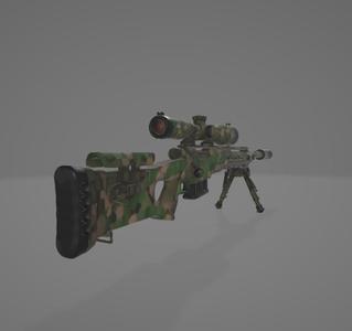 Precision Sniper Rifle System with Optics