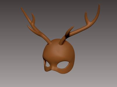 Deer Antler Mask