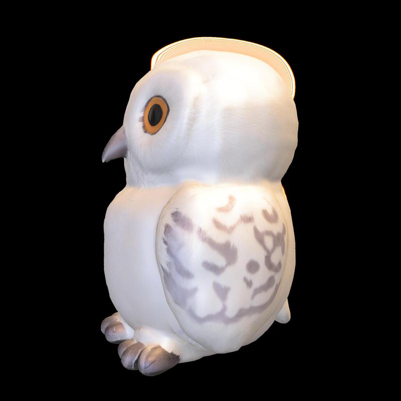 Fluffy Snow Owl Cute Pack