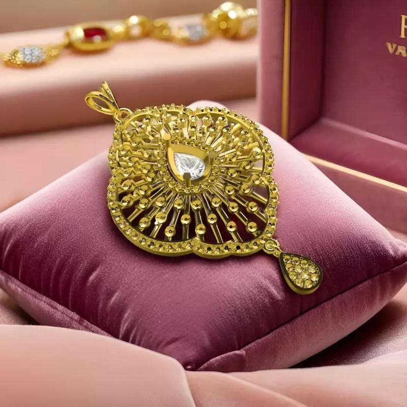 Ornate Gold Pendant