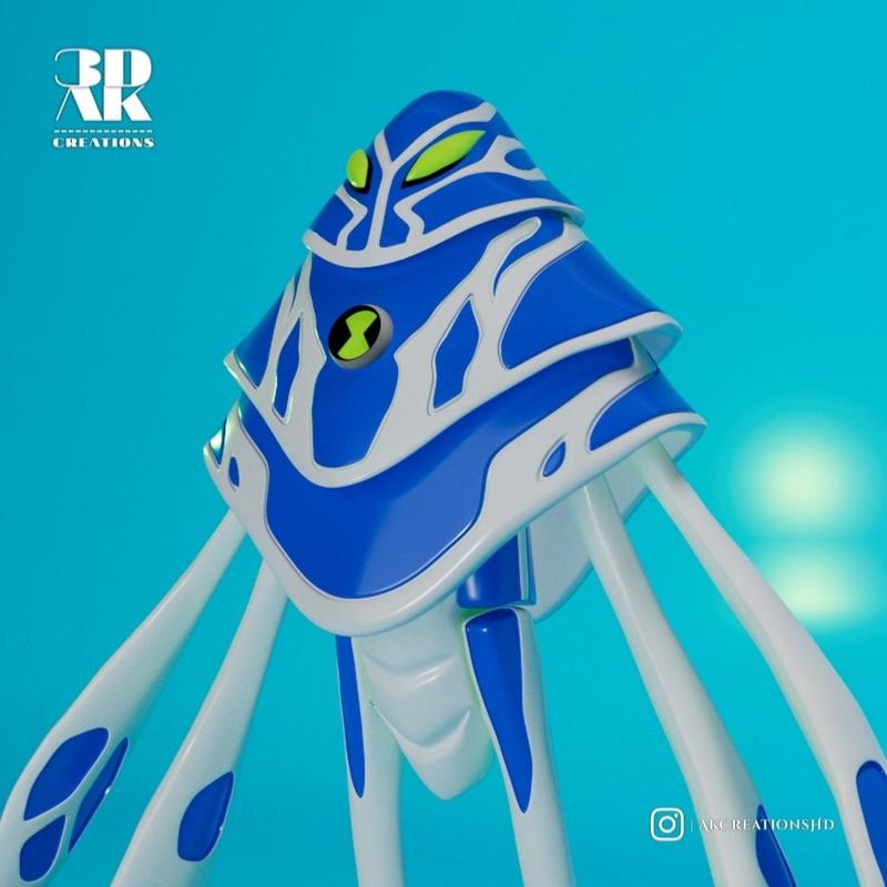 Amphibian - Ben 10 Ultimate Alien 3d Printable STL