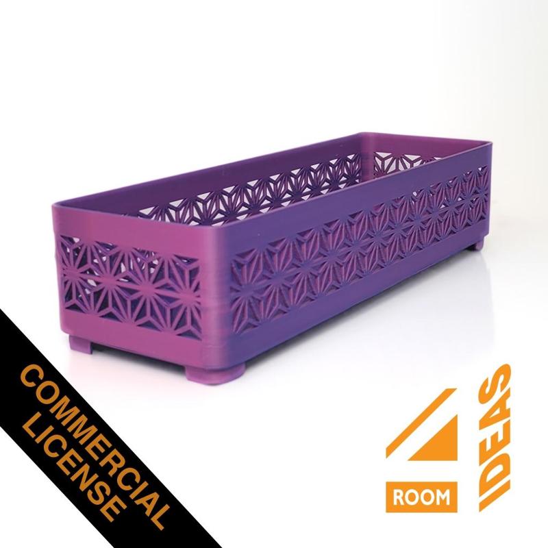 Stacking Tray 1 - Asanoha - Commercial License