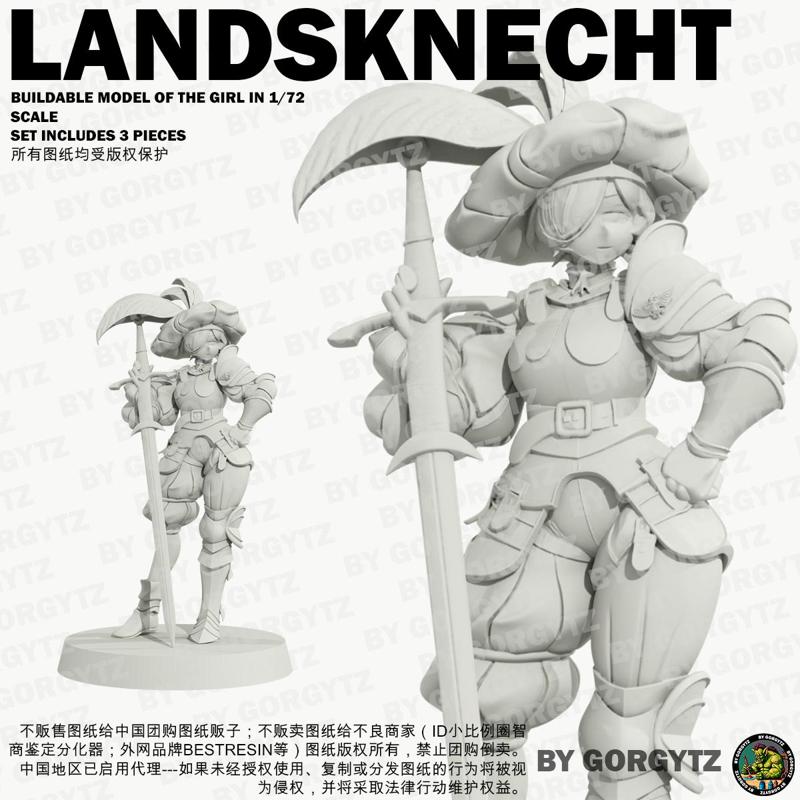 anime girl "landsknecht"