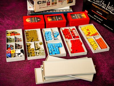 Fire in the Lake Insert (COIN Series) – 3D Printable Organizer for Cards, Factions & Tokens