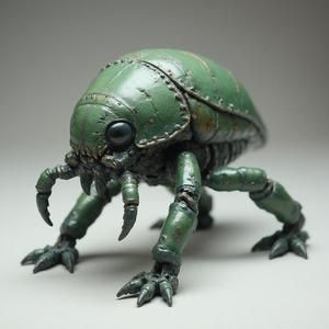Armored Beetle Warrior - 28-32mm Miniature