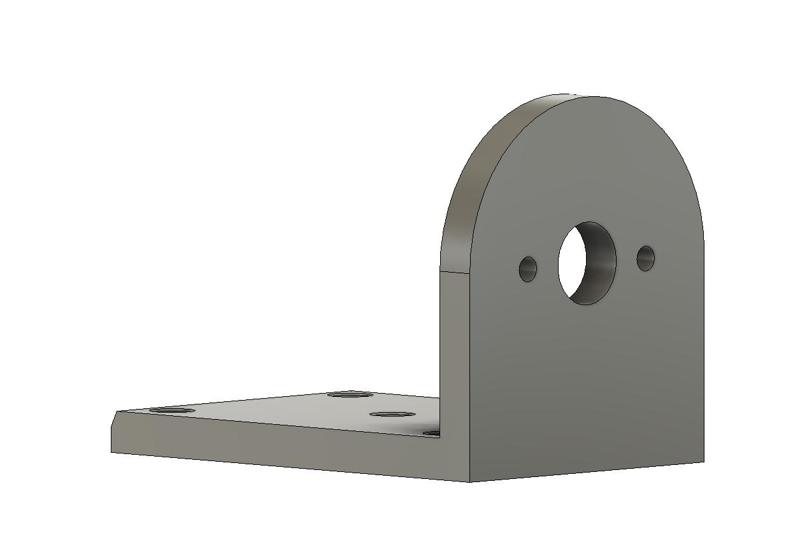 Motor bracket for Graupner 400 motor