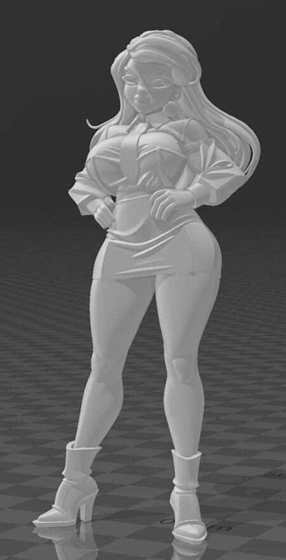 AFRICAN AMERICAN SECRETARY SCALE 1:18