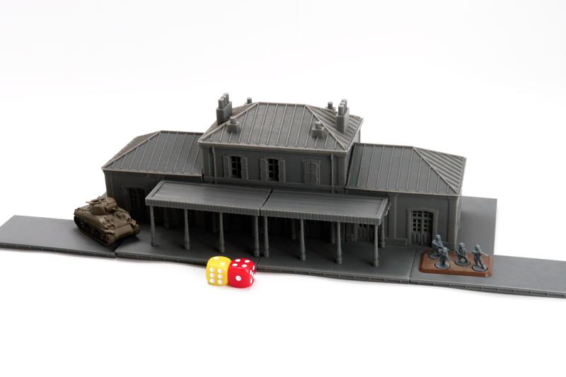 Carentan Train Station - Miniature Wargaming French Terrain WW2