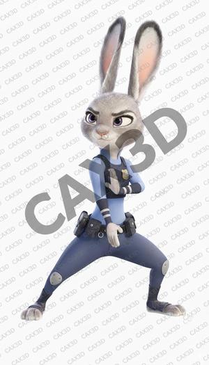 Judy Hopps ZOOTOPIA 2, ready for printing