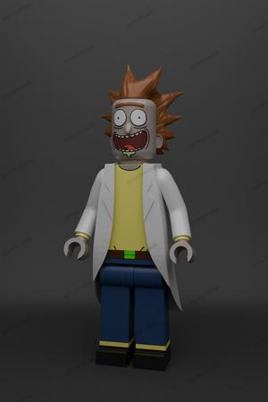 CUSTOM RICK SANCHEZ (RICK C-137) LEGO