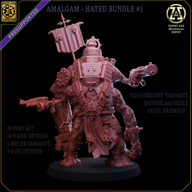 AMASS - AMALGAM - HATED 28 PART BUNDLE - Black Grail Trench Crusade compatible
