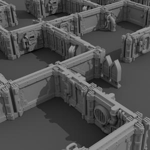Old bunker modular terrain set