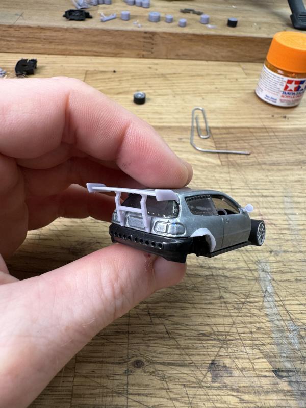 RBN PERFORMANCE PARTS 1/64 SPOILER HOT WHEELS OR MATCHBOX