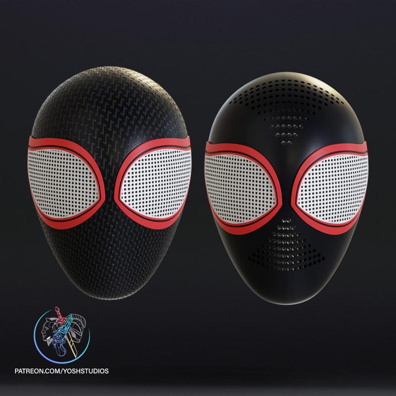 Miles Morales Spider Verse Mask STL